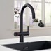 Franke Maris Water Hub Black Boiling Water Tap