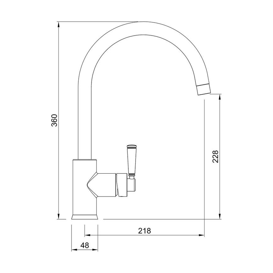 Garda Nickel Tap Line Drawing