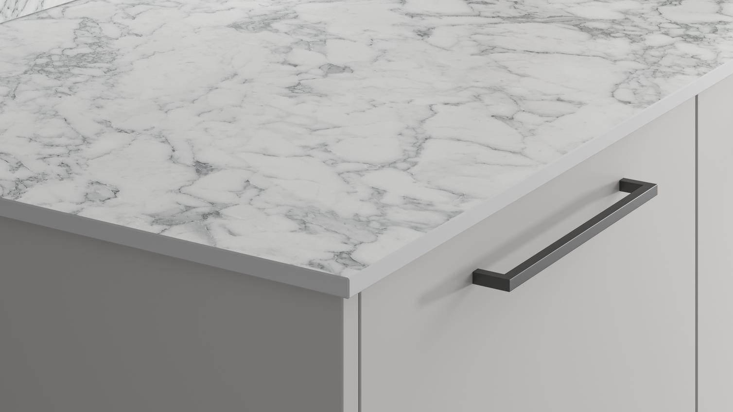 Deep Veined White Marble Compact Laminate