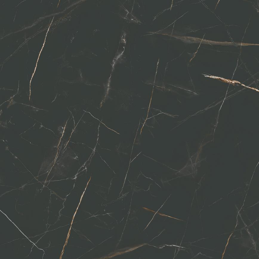 Black Marble Gold Vein Worktop Cut-out