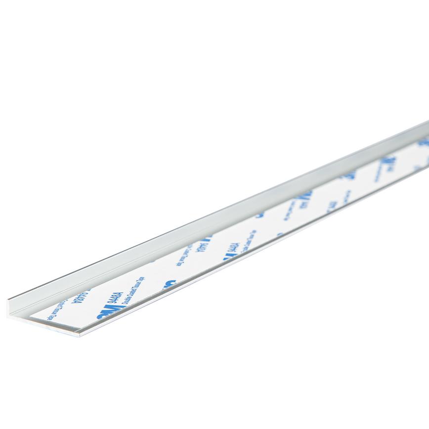 Silver 600mm Edge Profile Cut Out