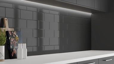 Anthracite Metro Tile Backboard