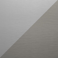 Brushed Steel Silver or Brushed Titanium Reversible Alloy Backboard