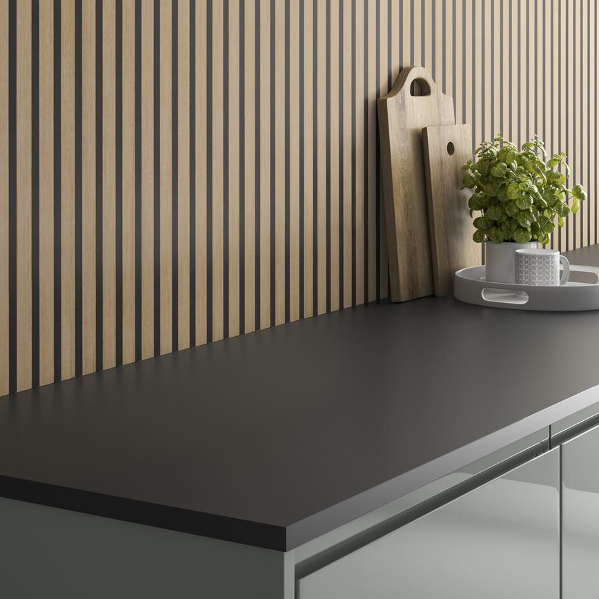 1m Reeded Oak Backboard