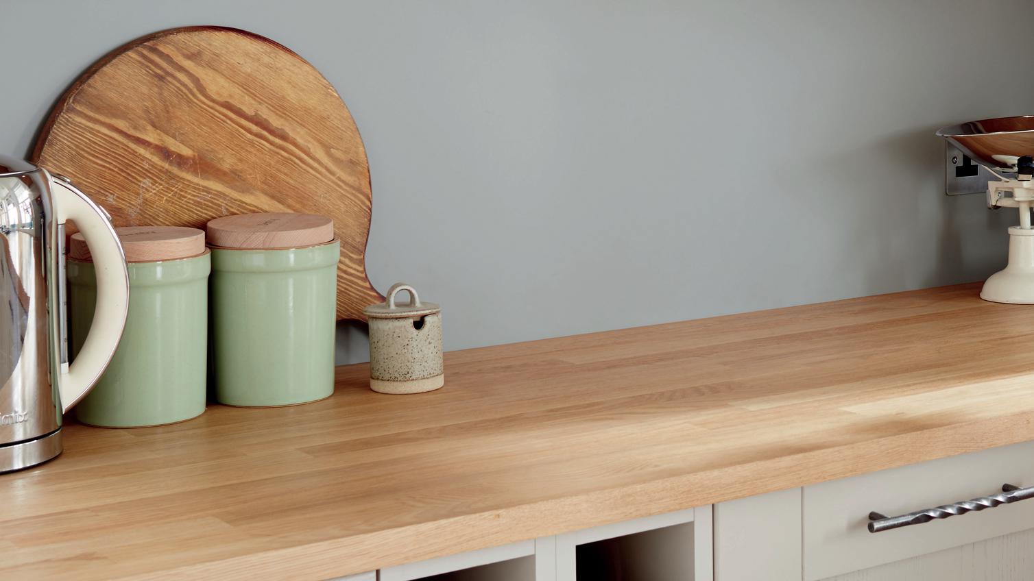 Howdens 3m x 600mm Matt Titanium Laminate Backboard Howdens