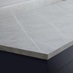Light grey marble worktop with upstand