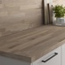 Authentic Oak Block Effect Square Edged Worktop and Backboard