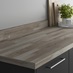 Authentic Grey Oak Block Effect Square Edged Worktop and Upstand