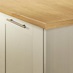 Oak Effect Worktop Corner Cameo