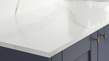Calacatta Mineral Square Edge Worktop