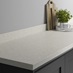 Mercury Stone Bullnose Worktop on Charcoal Handless Cabinets