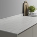 Howdens 3m x 12.5mm Square Edge Sabbioso Marble Compact Laminate Worktop and Upstand