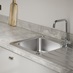 Square Edge Nuovo Concrete Laminate Sink