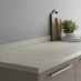 Howdens 3m x 22mm Square Edge Quartzite Marble Effect LamInate Worktop And Upstand Angle