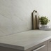 Howdens 3m x 22mm Square Edge Quartzite Marble Effect LamInate Worktop And Backboard Angle