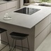 Howdens 3m x 12mm Square Edge Sandstone Compact LamInate Worktop In Clerkenwell Closs Sand Grey