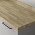Staved Oak 38mm Worktop, 2.4m 950 38mm B/Bar & 3m Upstand