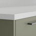 Aspen Crystal Double Pencil Profile 30mm Quartz Worktop