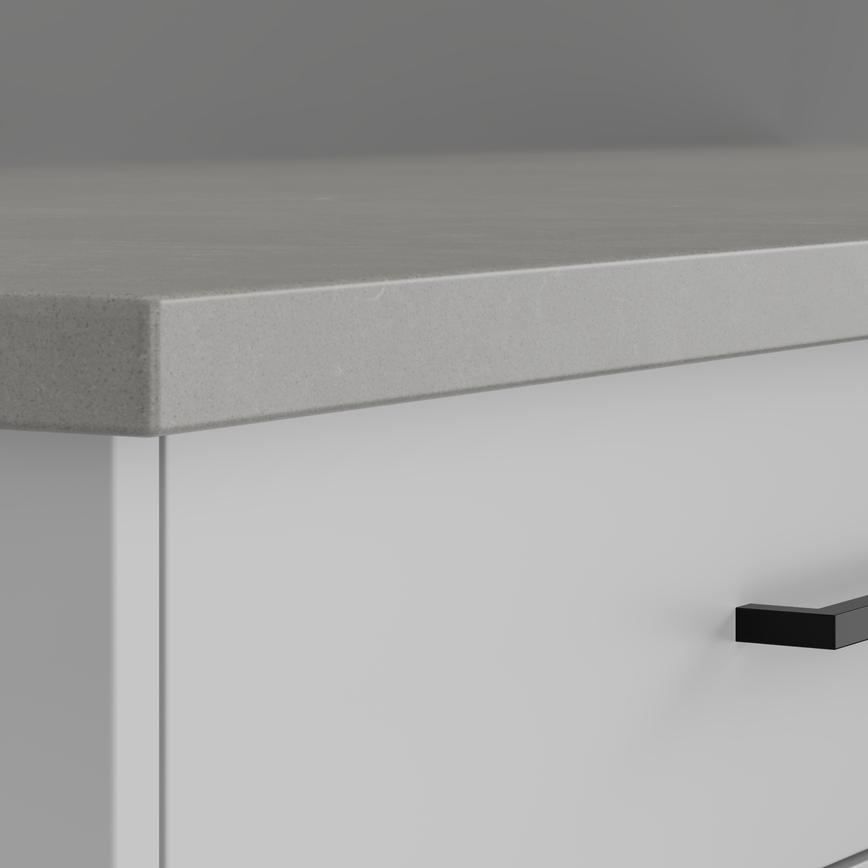 Poble Nou Quartz Double Pencil 30mm Worktop