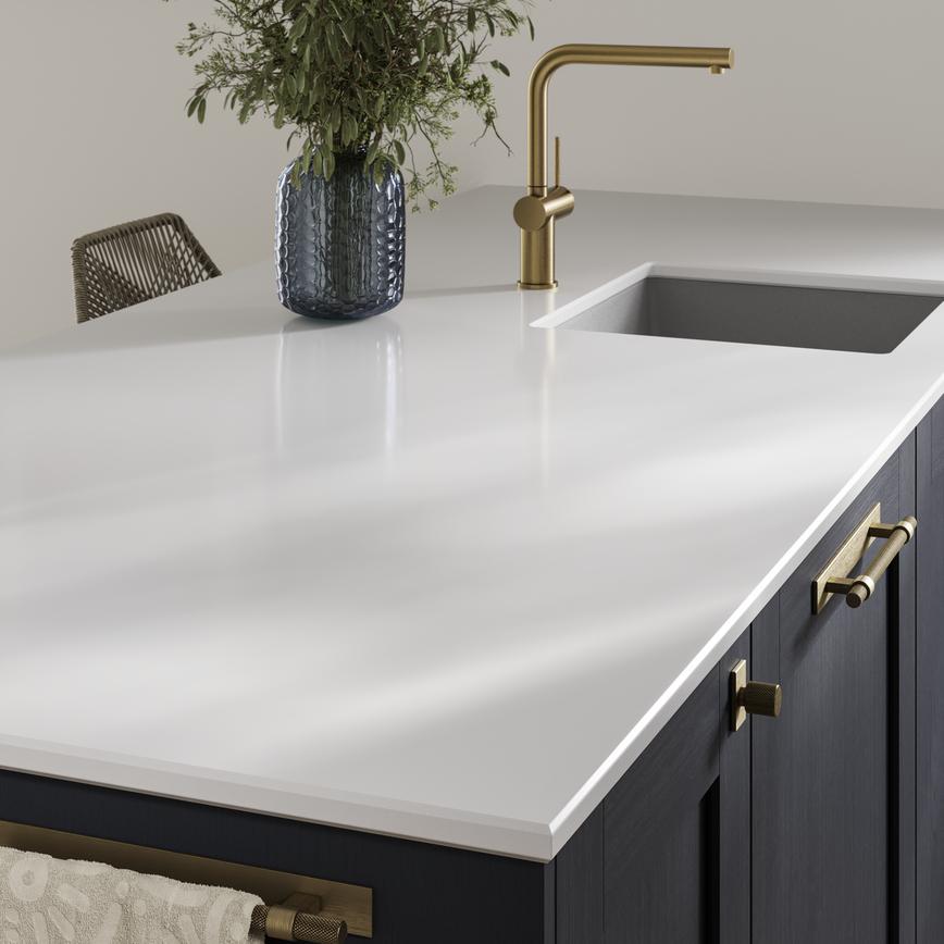 Iconic White Quartz 20mm Worktop