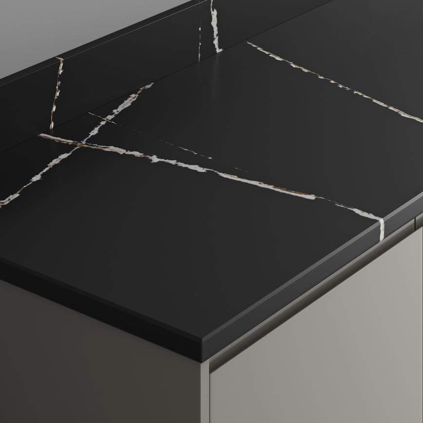 Eternal Noir Quartz 30mm Worktop