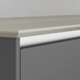 Bespoke Apollo 20mm Oceana Gris Quartz Worktop Shark Nose