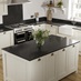 Liguria Black Marble Quartz Kitchen Set