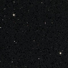 Silestone Black Mirror Chip Worktop Swatch