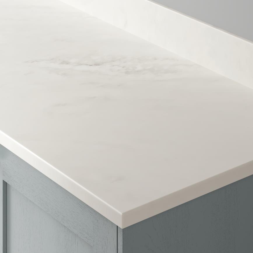White Carrara Acrylic Worktop
