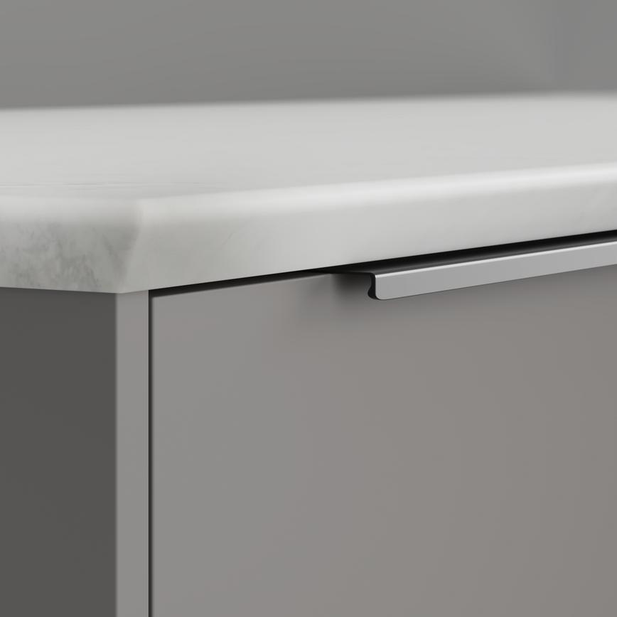 30mm White Carrara Shark Nose