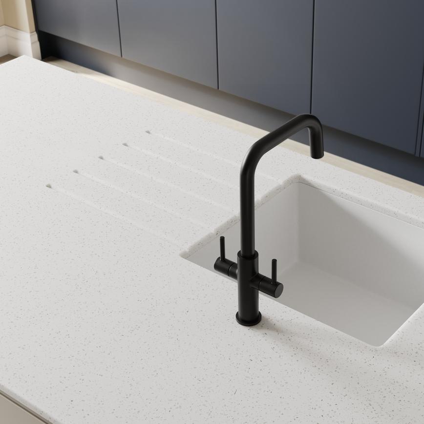 Snowflake Acrylic Drainer Grooves