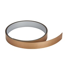 WHT4795 1.4m x 38mm Brushed Copper PP Worktop Edging Strip