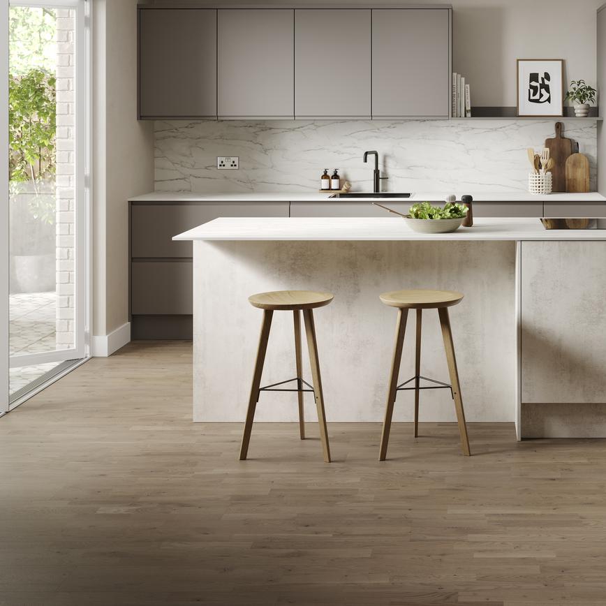Kahrs Duramen Oak Flint Hockley Textures Clerkenwell Supermatt White Stone Sand Grey