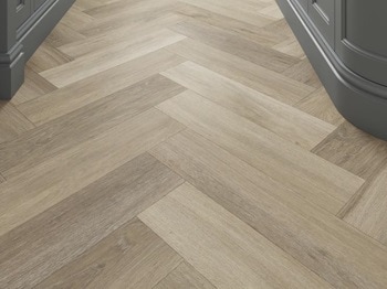 Texas Ash Herringbone Kitchen Main Set Shot