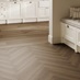 Oake and Gray Espresso Oak XL Luxury Rigid Vinyl Flooring Featuring Elmbridge Porcelain