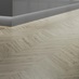 Howdens Light Oak Chevron Flooring