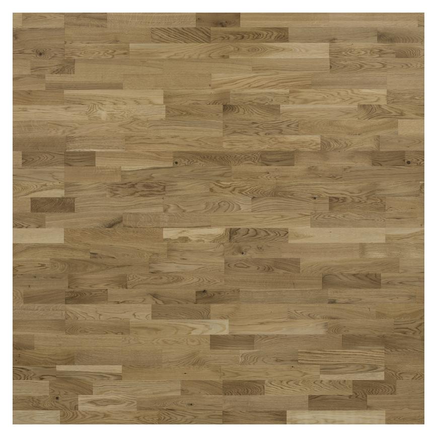 Howdens 3 Strip Oak Engineered Flooring 3.18m² Birdseye View