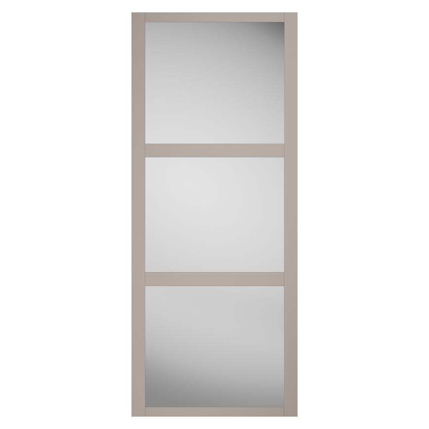 Cashmere Shaker Frame Panelled Mirrored Wardrobe Door
