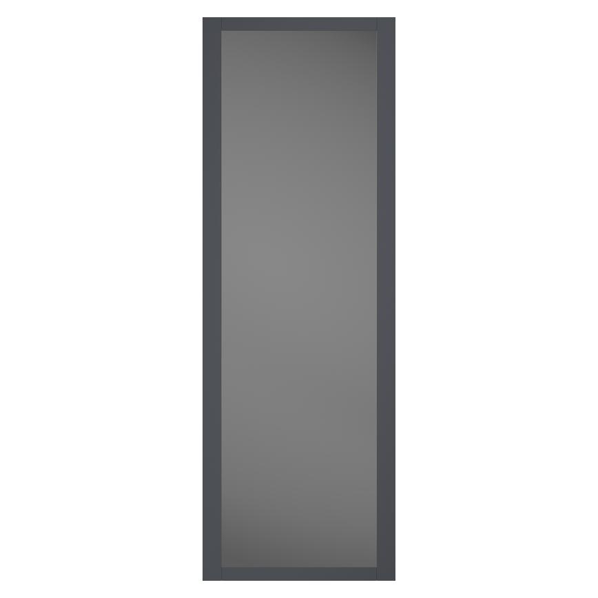 Shaker Graphite Frame Mirrored Wardrobe Door