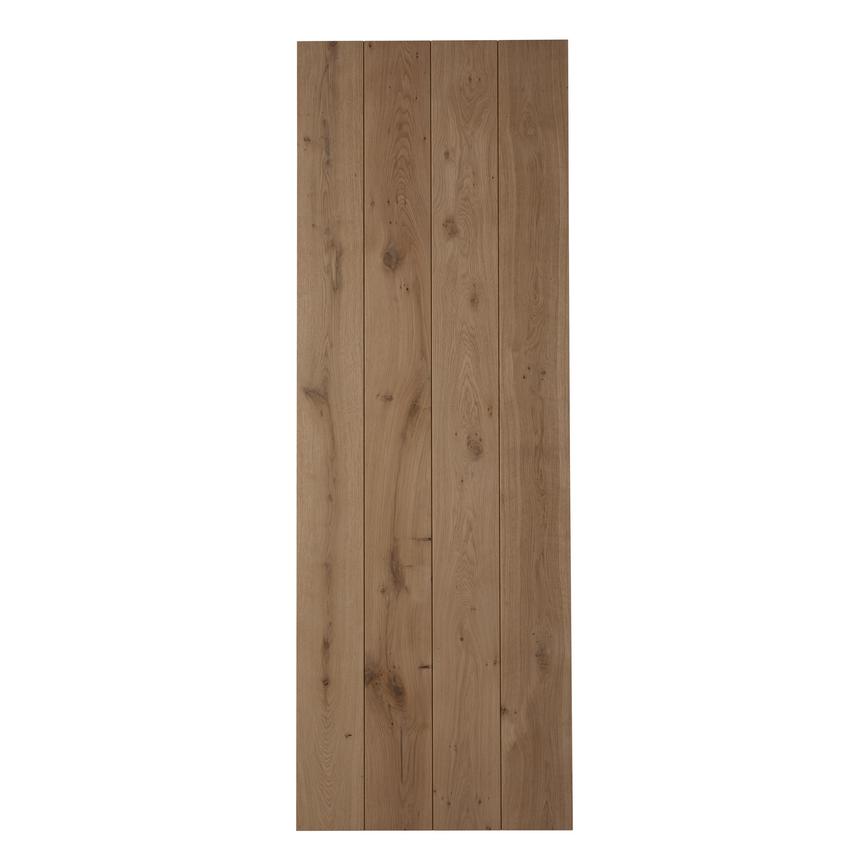 Howdens Solid Rustic Ledged Oak Door Howdens