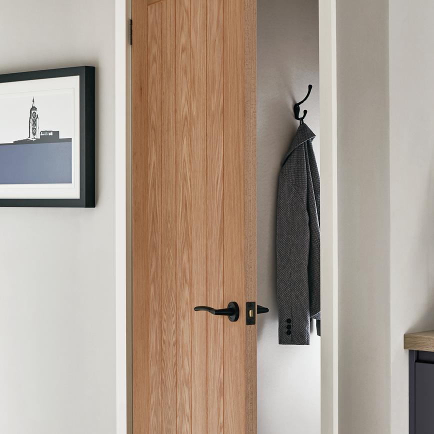 Howdens Holdenby Oak Pre Finished Door Howdens