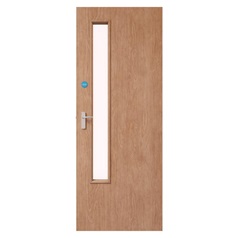 Spey Ply Flush 20G Clear Glazed FD30 door