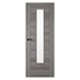 Daytona Grey laminate glazed 2'6 Door Cut Out