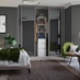 Graphite Shaker Wardrobe Door Cameo