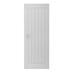 Howdens Holdenby 6'6" x 2'6" White Primed FD30 Fire Door" & Newington Lever on Rose Fire Rated Door Handle Pack