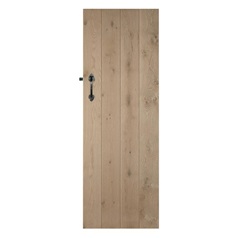 2ft3 Rustic Ledged Oak Door