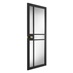 Howdens Fairfax Black Pre-Finished Clear Glazed Door