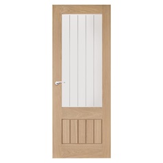 Howdens Dordogne Oak Glazed Door
