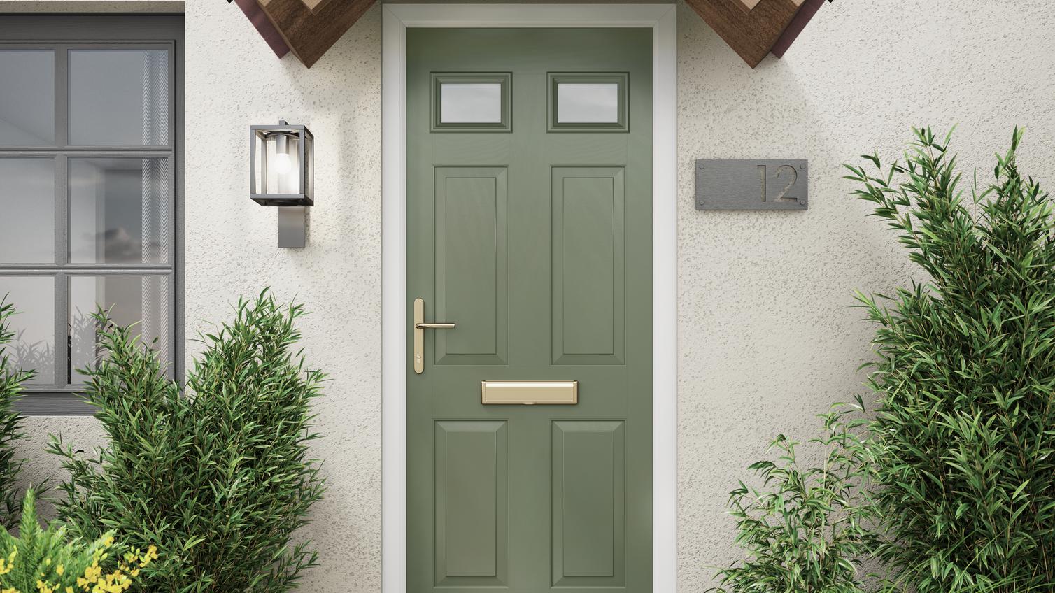 Carlton Sage Green Composite Door