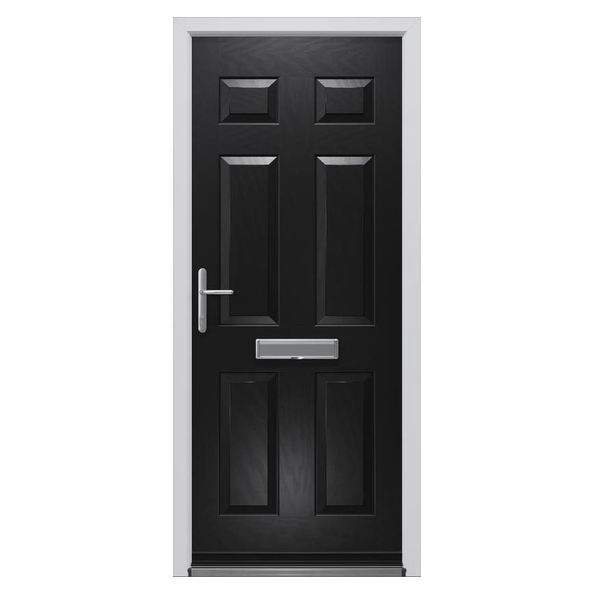 Carlton Black Composite Door